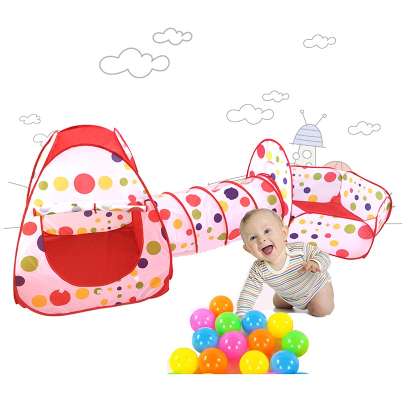 Baby Tunnel 3PC Portable Playhouse